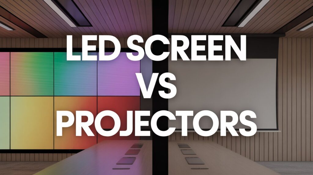 LED Wall vs Projector Wedding